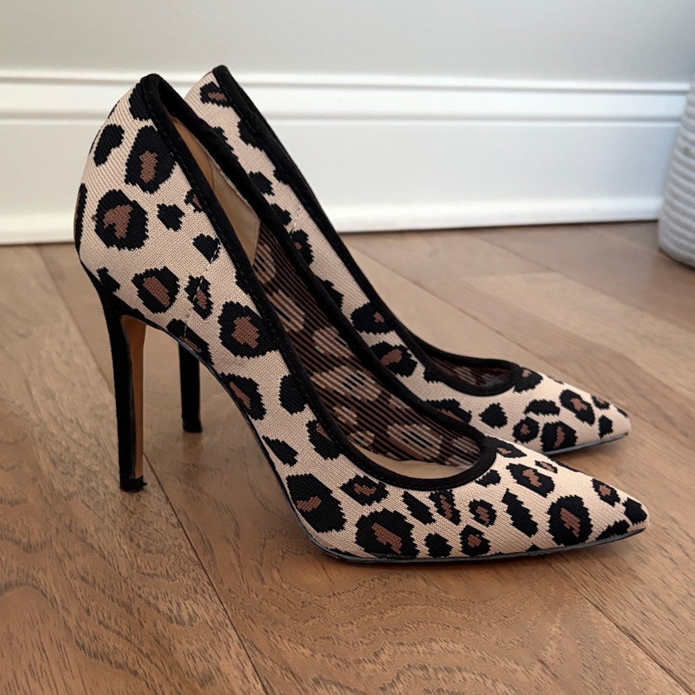 Leopard Print Stiletto Heels
